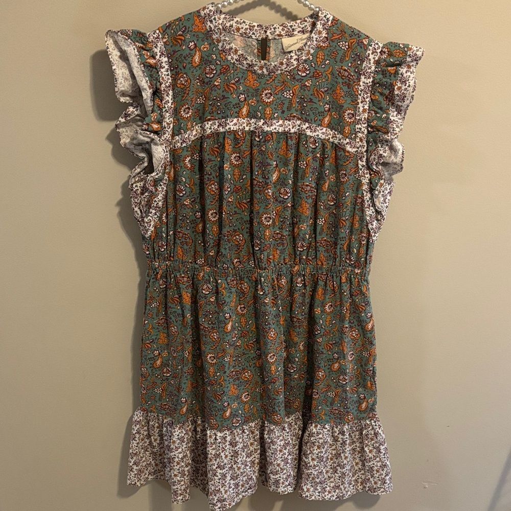 Universal thread Dress with Ruffle Sleeves size 1x